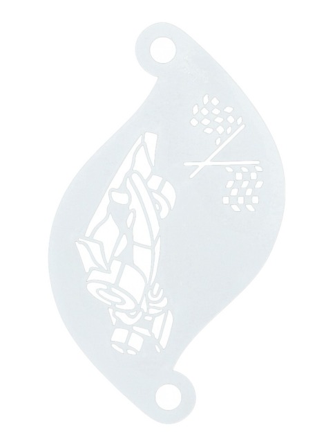 Superstar Stencil Race Car