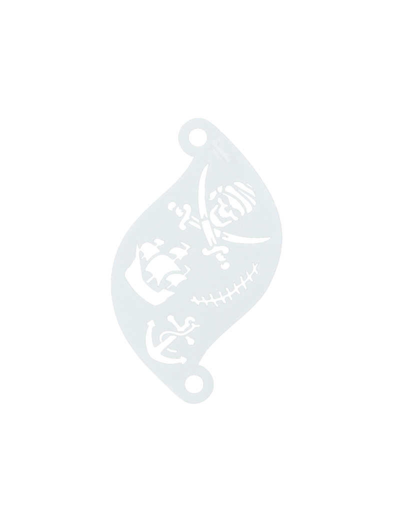 Superstar Facepaint Stencil Pirate 77063