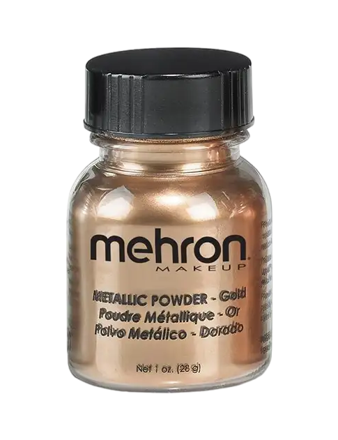 Mehron Metallic Powder Gold Mehron Metallic Powder Gold
