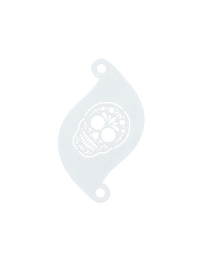 Superstar Stencil Sugar Skull