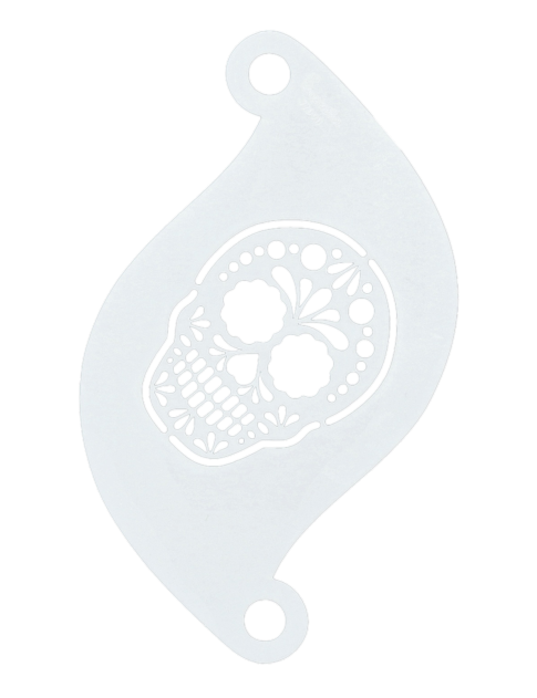 Superstar Stencil Sugar Skull