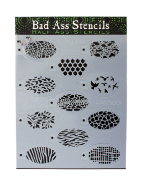 Bad Ass HALF ASS stencil ORGANIC