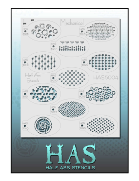 Bad Ass HALF ASS stencil Mechanical