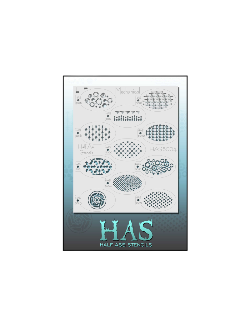 Bad Ass HALF ASS stencil Mechanical