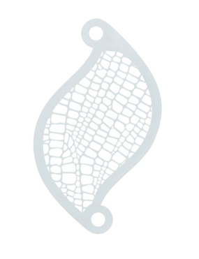 Superstar Face Paint Stencil Lizard