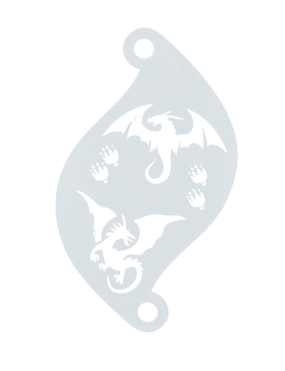 Superstar Face Paint Stencil Dragons