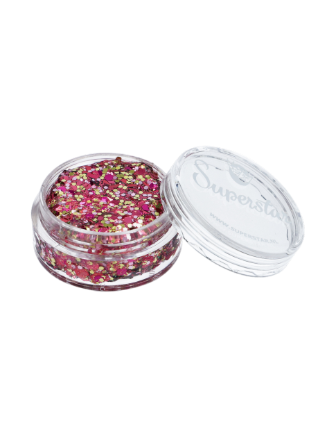 Superstar Chunky Glitter Crème Pink lady