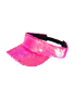 Zonneklep met pailletten pink