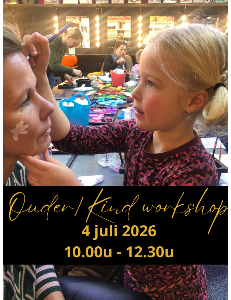 Ouder / Kind Workshop 4 jul 2026 | 10.00u - 12.30u