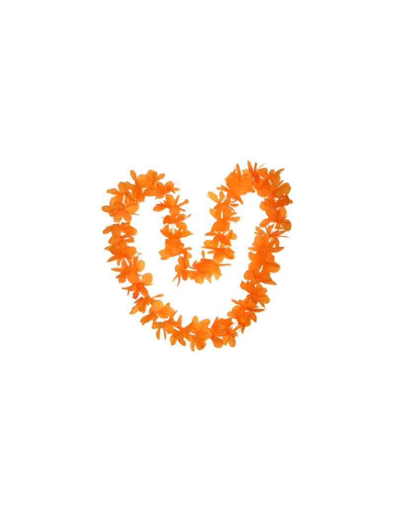 PartyXplosion Hawaii slinger oranje