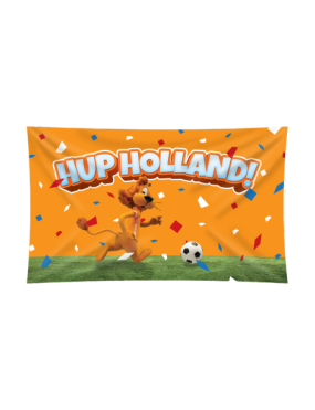 Loeki XXL Gevelvlag oranje 150 x 90 cm Hup Holland