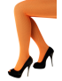Netpanty fluor oranje one size