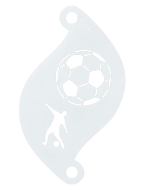 Superstar Facepaint Stencil Soccer