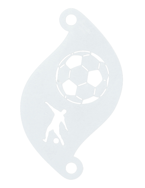 Superstar Facepaint Stencil Soccer