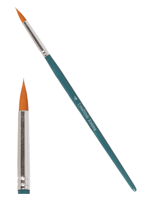 Lyudmyla round petal brush size 4