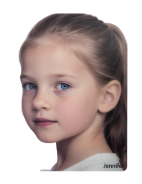 PXP Oefenbord Jennifer meisje zij aanzicht rechtshandig