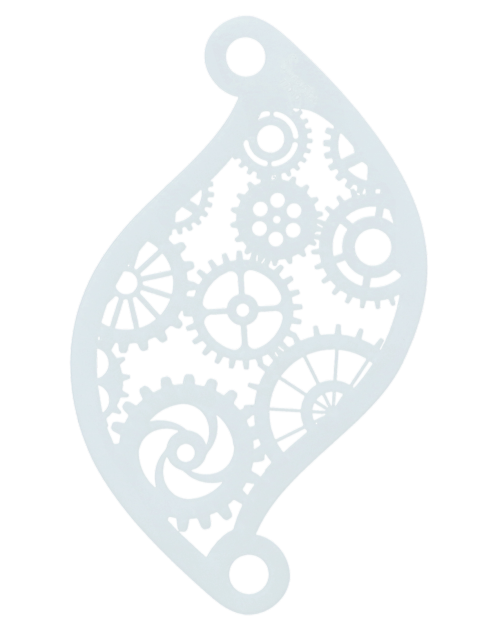 Superstar Face Paint Stencil Steam Punk 77010