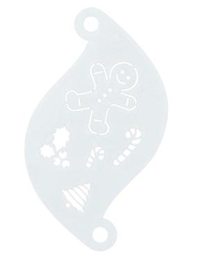 Superstar Face Paint Stencil Winter Candy 77100