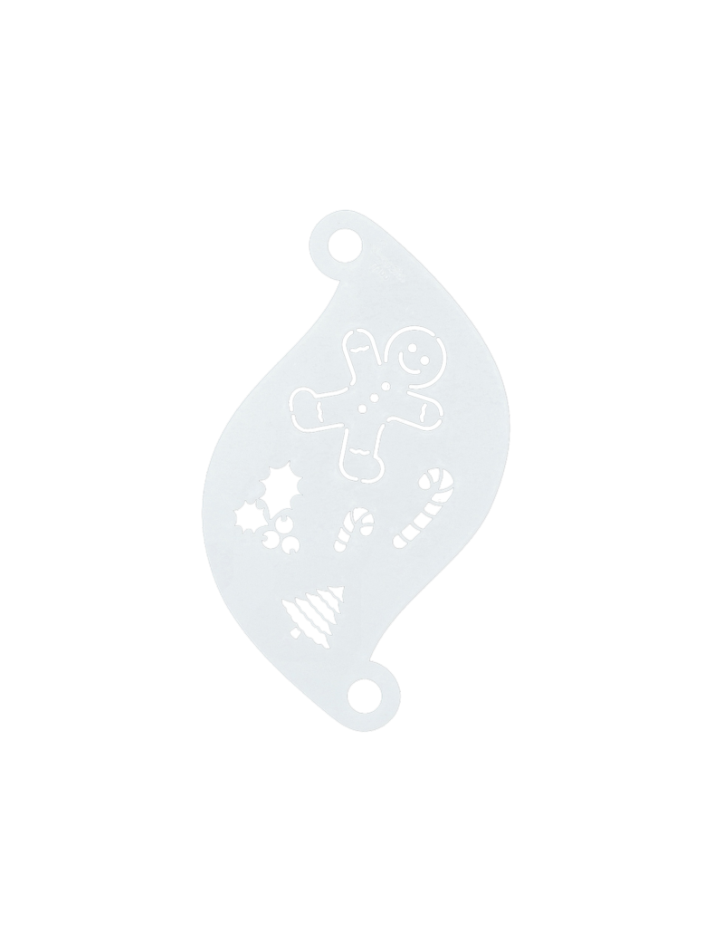 Superstar Face Paint Stencil Winter Candy 77100