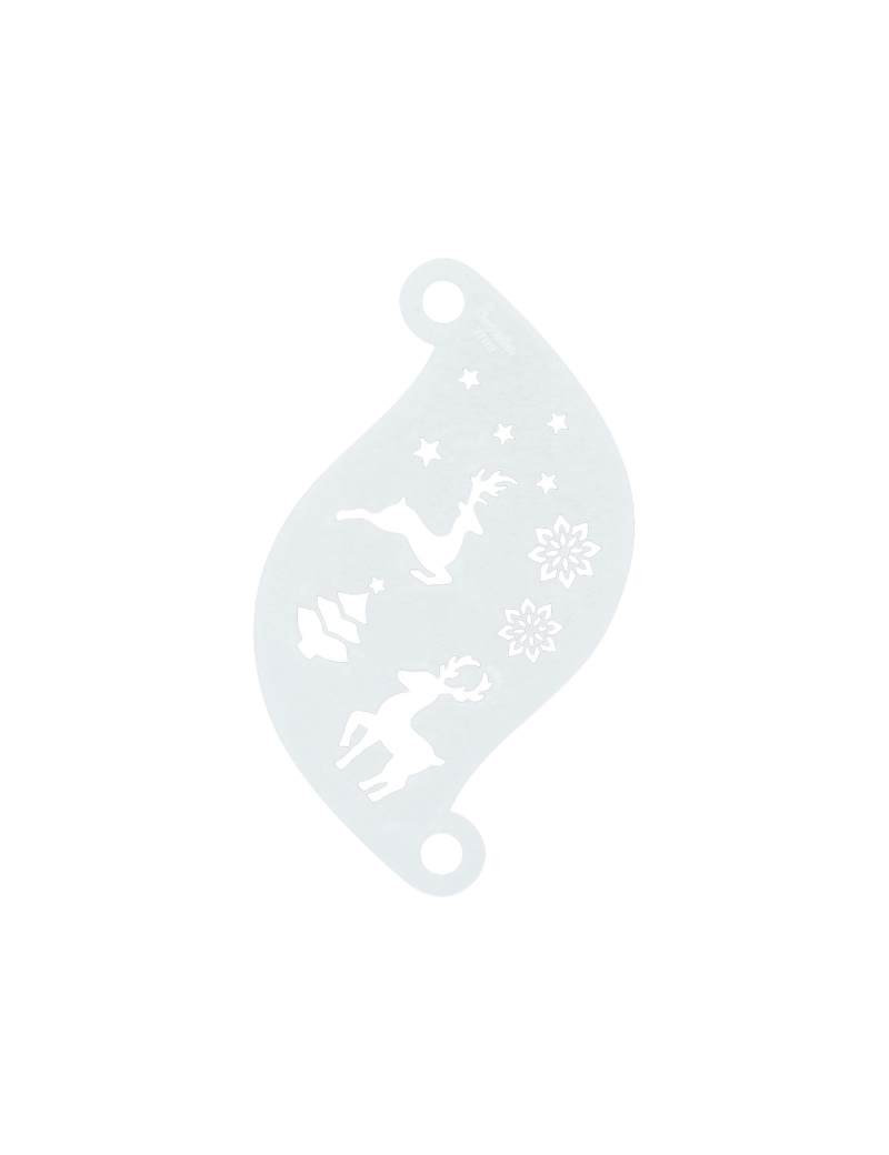 Superstar Face Paint Stencil Winter Wonderland 77102