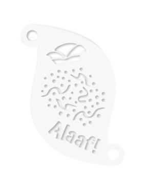 Superstar Face Paint Stencil Alaaf! 77087
