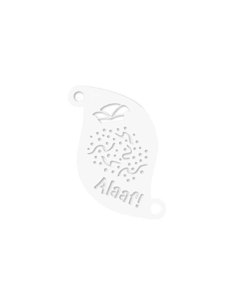 Superstar Face Paint Stencil Alaaf! 77087