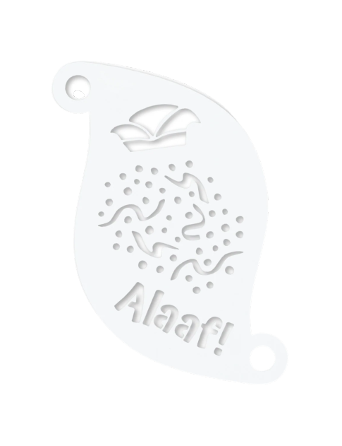 Superstar Face Paint Stencil Alaaf! 77087