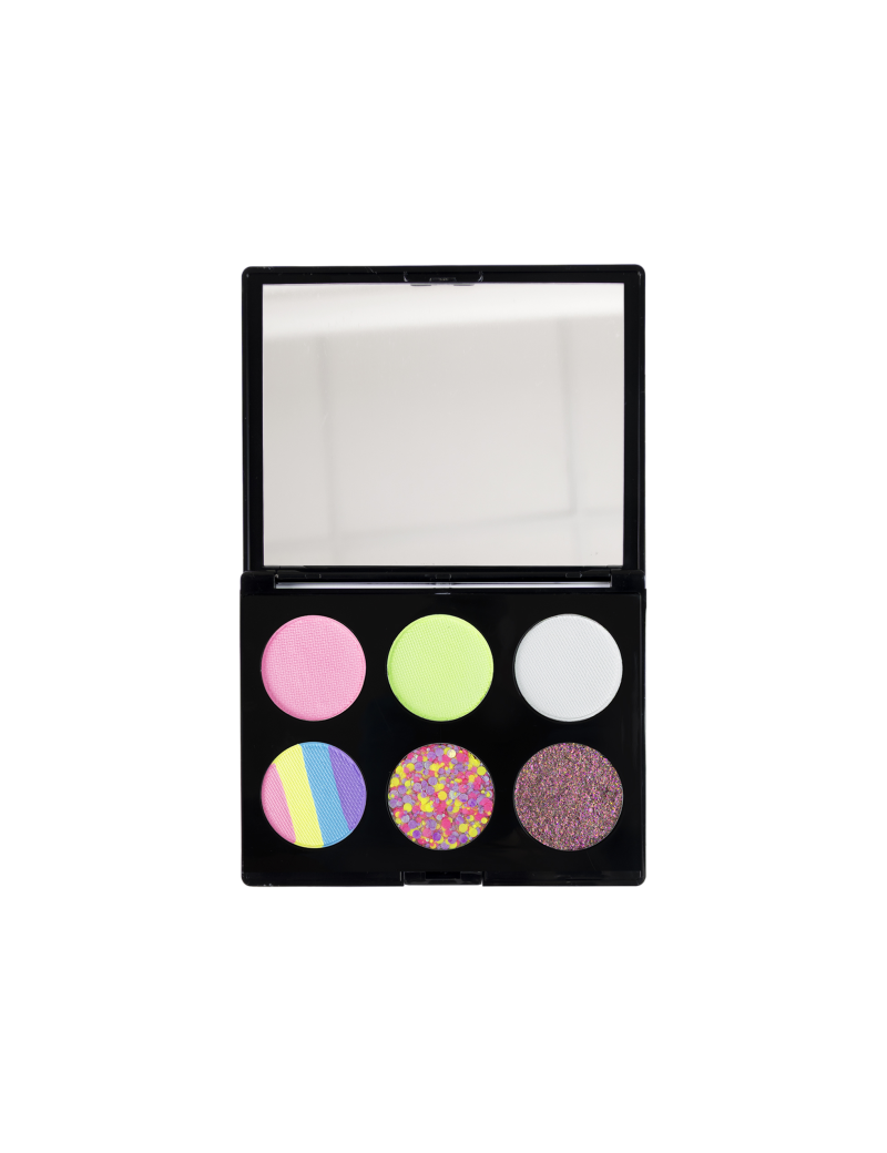 PXP Schmink en Glitter Mix Palette UV Pastel Unicorn