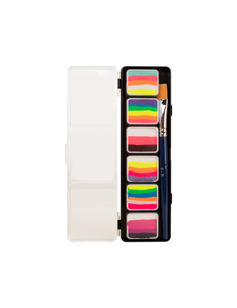 Hobby Watercolour Splitcake Neon Paint Palet