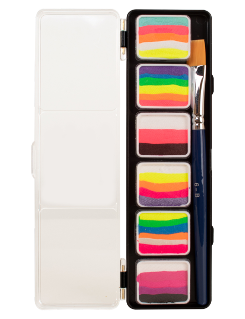 Hobby Watercolour Splitcake Neon Paint Palet