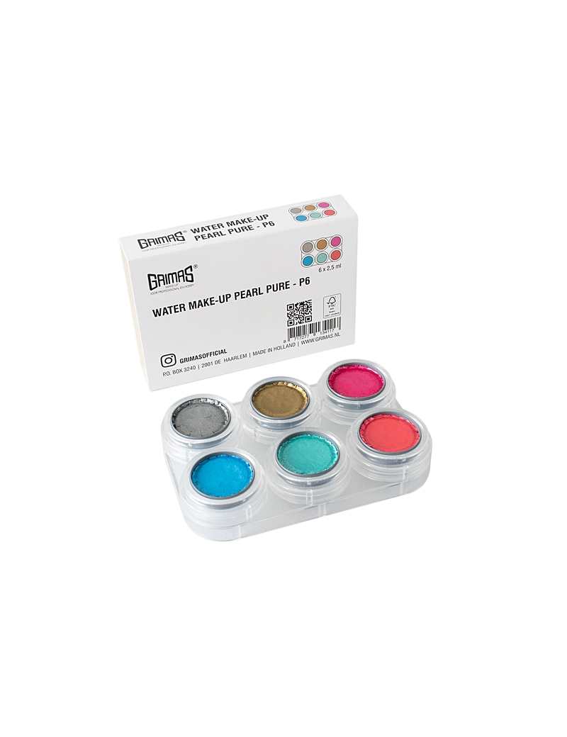 Grimas 6 Water pearl Pure Palet