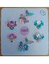 Blingkaart Mermaid 6 stuks