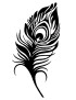 Quick Tattoo Glittersjabloon Pauwveer