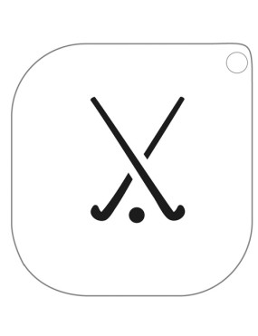 Grimas Sjabloon Hockey