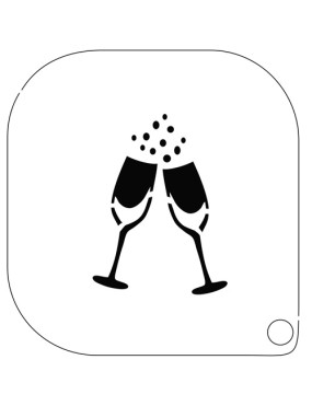 Grimas Sjabloon Champagne