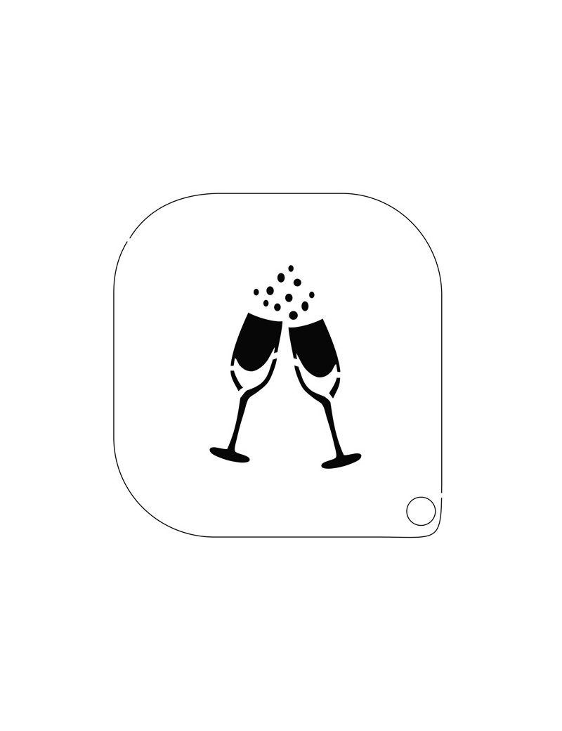 Grimas Sjabloon Champagne