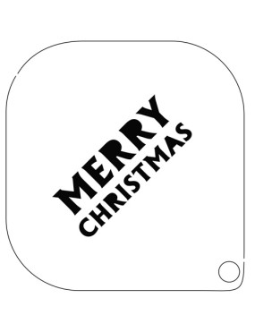 Grimas Sjabloon Merry Christmas