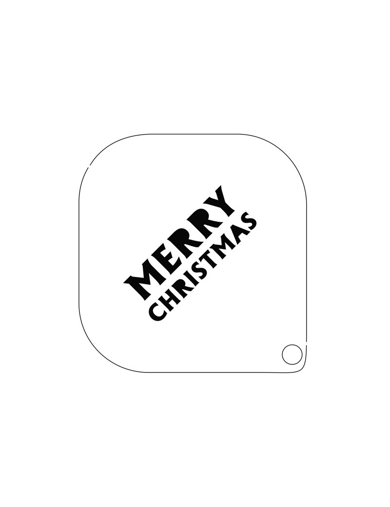 Grimas Sjabloon Merry Christmas