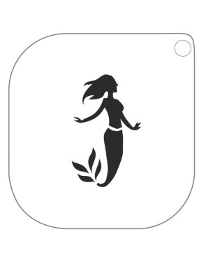 Grimas Sjabloon Mermaid