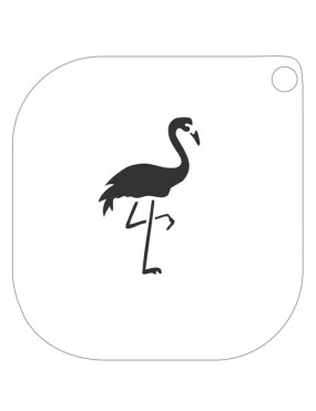 Grimas Sjabloon Flamingo