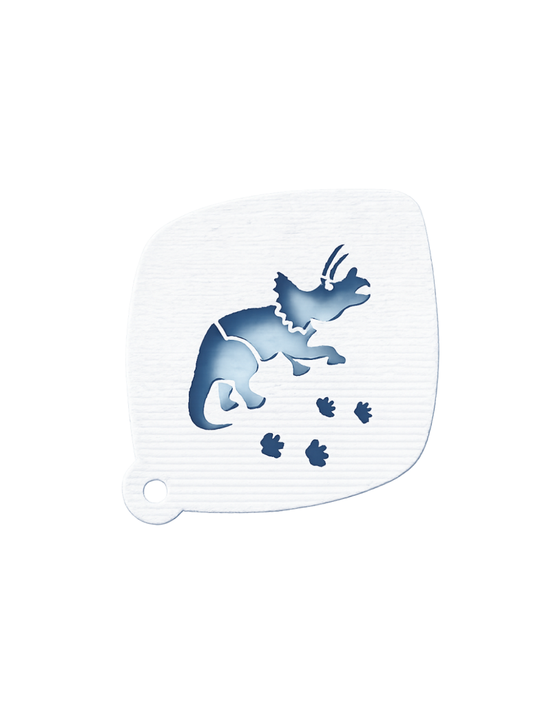MRQ Face Paint Stencil | Trudy the Dino
