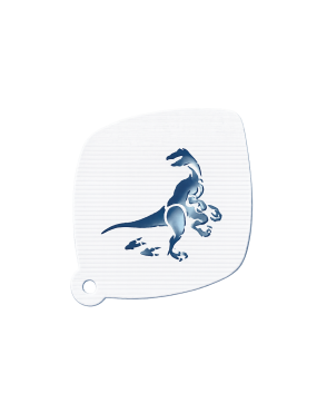 MRQ Face Paint Stencil | Vinnie the Velociraptor