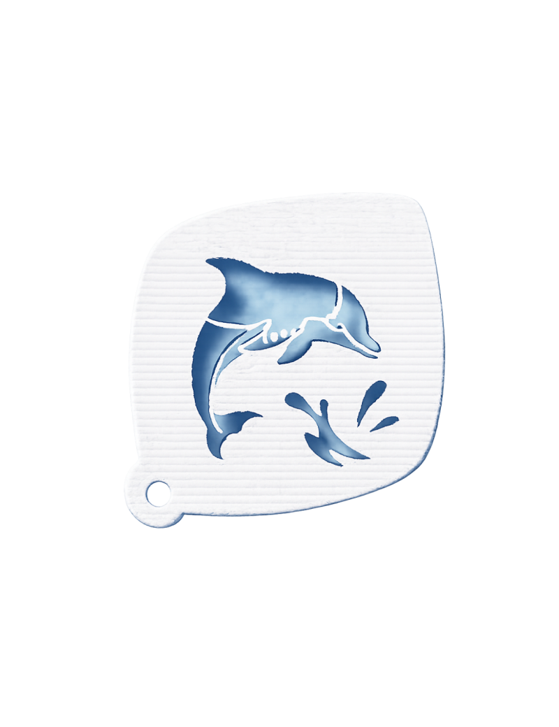 MRQ Face Paint Stencil | Dolly the Dolphin
