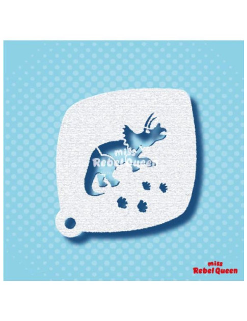 MRQ Face Paint Stencil | Trudy the Dino