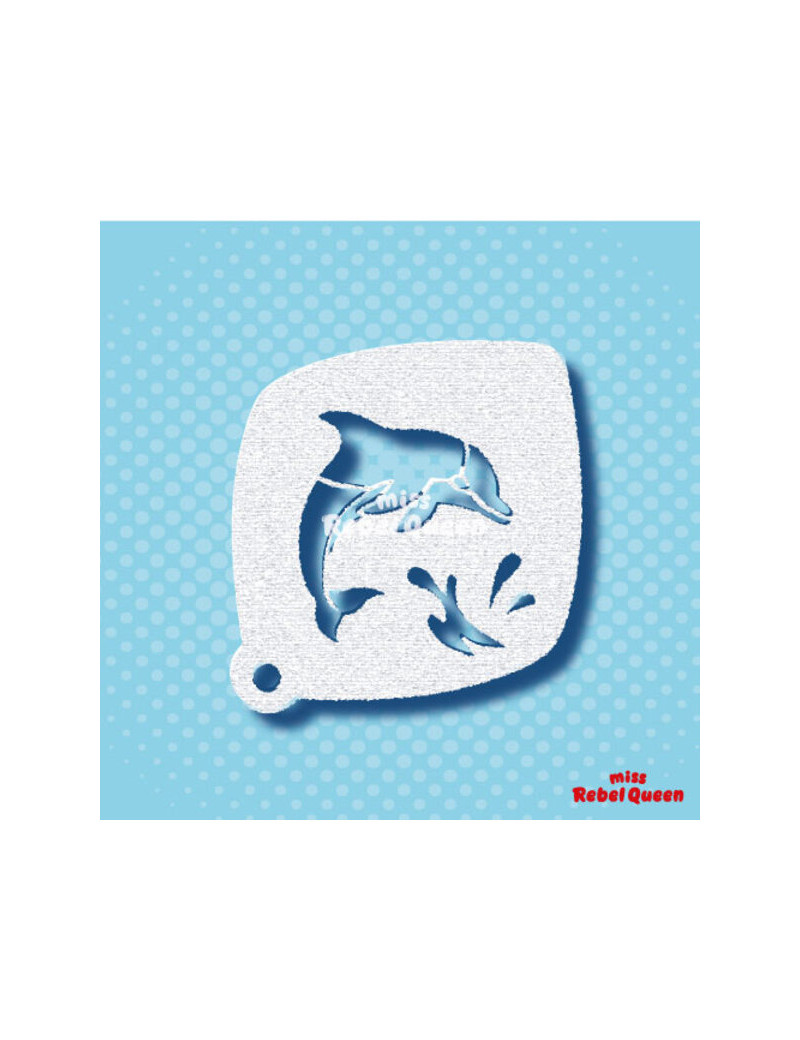 MRQ Face Paint Stencil | Dolly the Dolphin