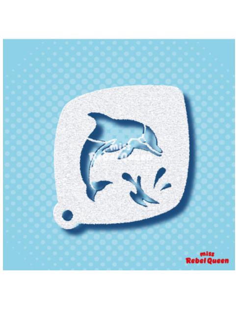 MRQ Face Paint Stencil | Dolly the Dolphin