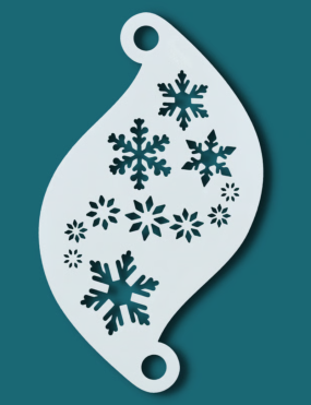 Superstar Snowflakes Schminksjabloon 77003