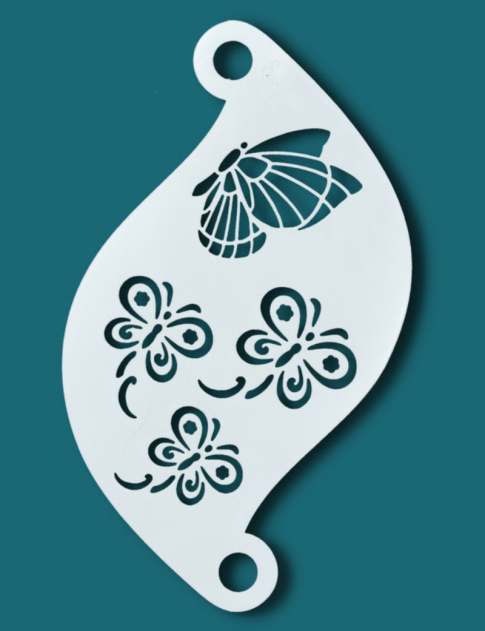 Superstar Butterflies  Schminksjabloon 77075