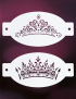 PXP The Crown Schminksjabloon (2 stencils)