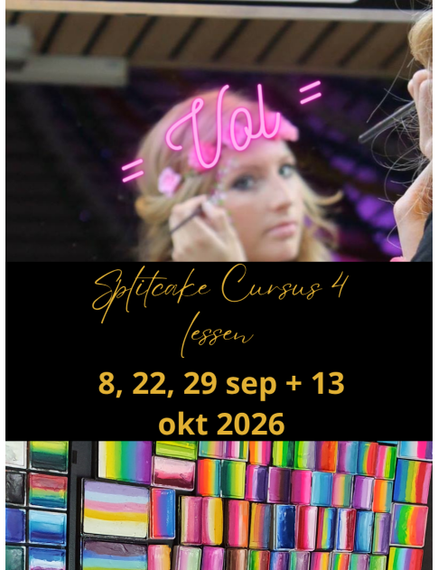 Splitcake cursus | De Schminkjuf